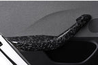 Real Dry Carbon Fiber Door Armrest Cover Overlays for Tesla Model 3 Highland