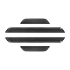 Real Dry Carbon Fiber Door Sill Strip Overlay for Tesla Model 3/Y