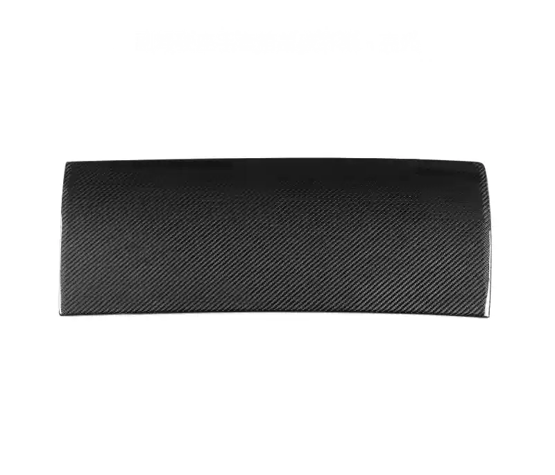 Real Dry Carbon Fiber Glove Box Cover Overlay for Tesla Model Y / 3