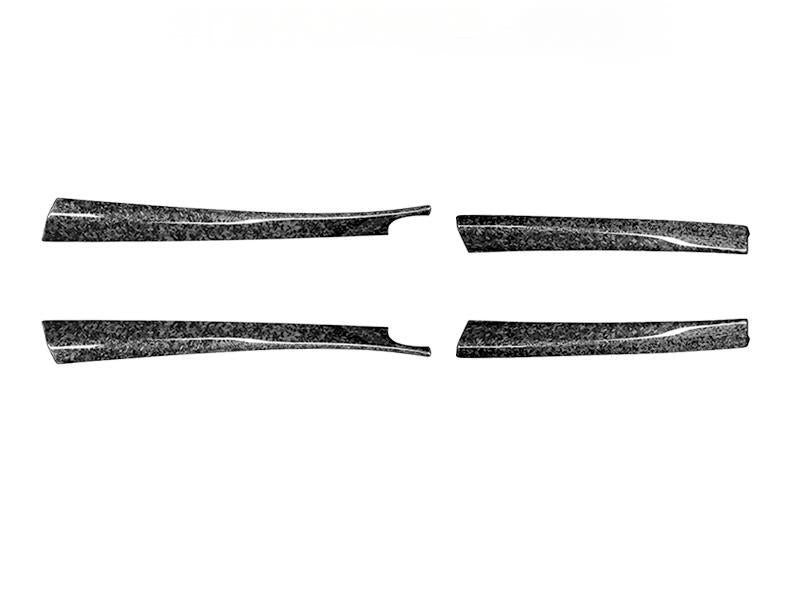 Real Dry Carbon Fiber Upper Door Trim for Model 3 Highland / Model Y Juniper