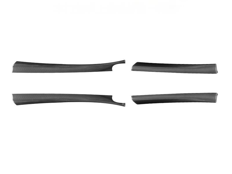 Real Dry Carbon Fiber Upper Door Trim for Model 3 Highland / Model Y Juniper