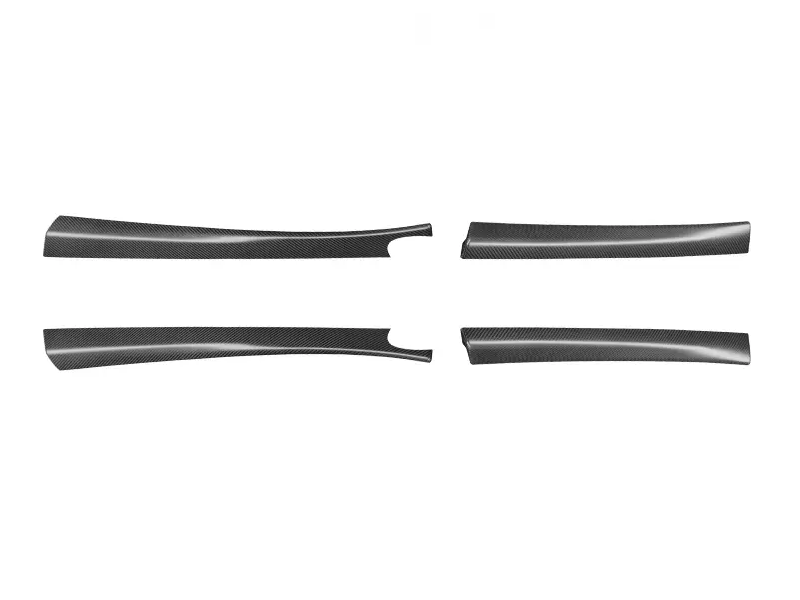Real Dry Carbon Fiber Upper Door Trim for Model 3 Highland / Model Y Juniper