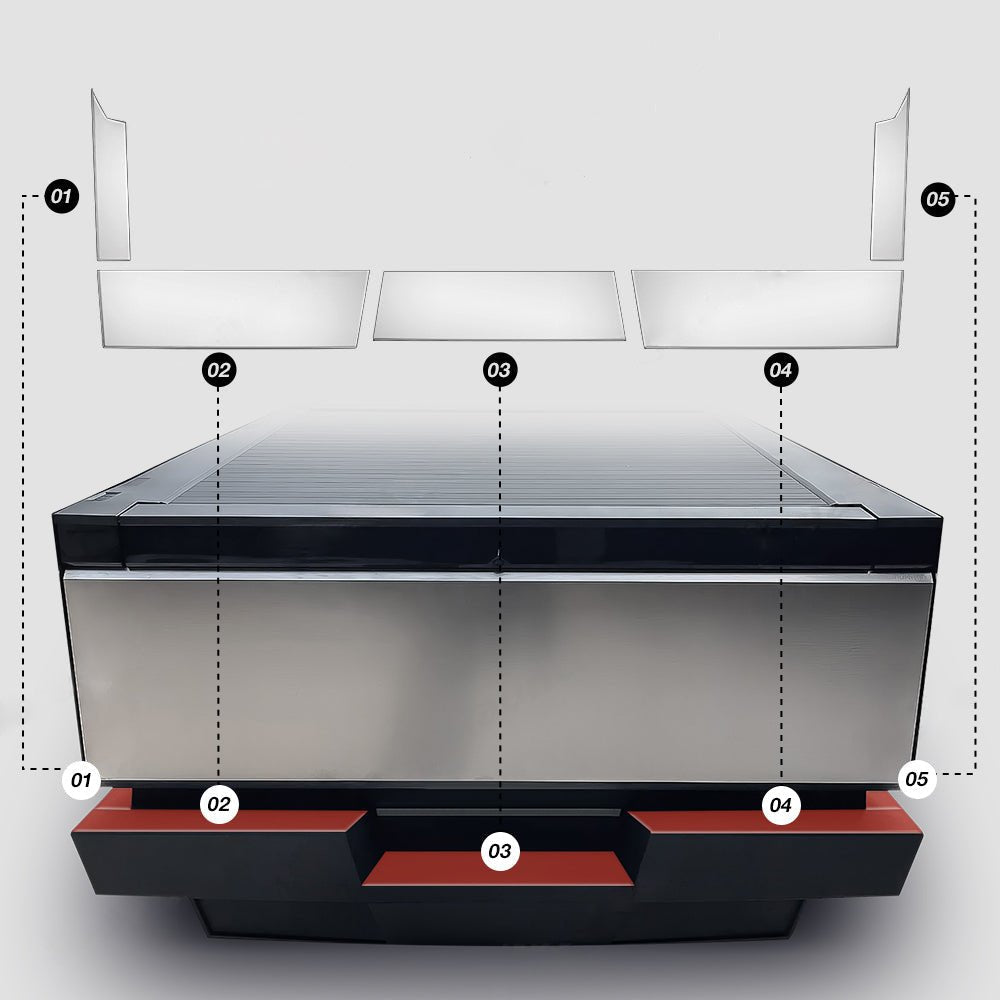 Rear Bumper Protection Mat for Tesla Cybertruck
