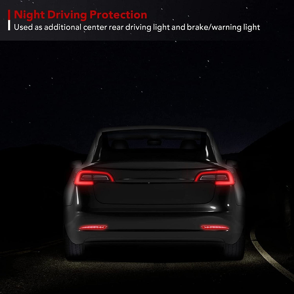 Rear Bumper Turn Signal Light Upgrade for Model Y