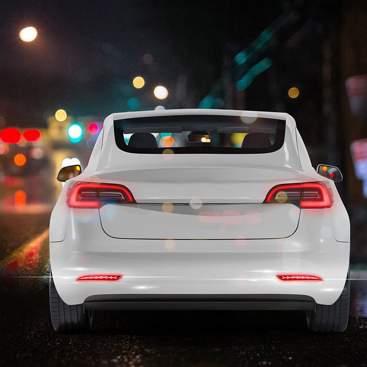Rear Bumper Turn Signal Light Upgrade for Model Y