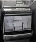 Rear Screen Air Outlet Frame Dry Carbon Fiber Overlay for Tesla Model S/X 2021+