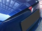 Real Dry Carbon Fiber Front End Inlay for Tesla Model S/X