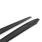 Repalcement Real Carbon Fiber Front Door Trim Panel  for Tesla Model 3 / Y 2021-2023