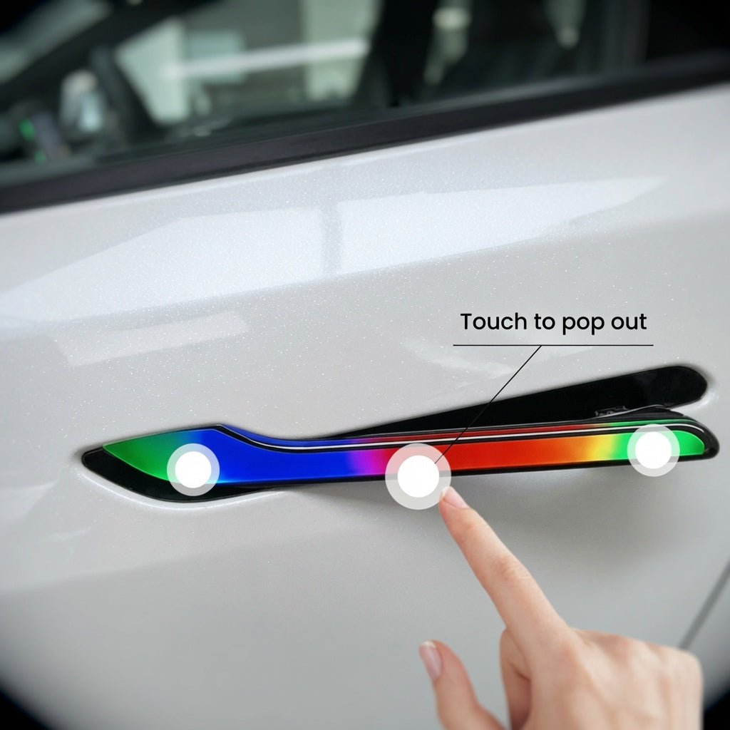 RGB Electric Door Handles V3 for Model 3 & Model Y | Tesery