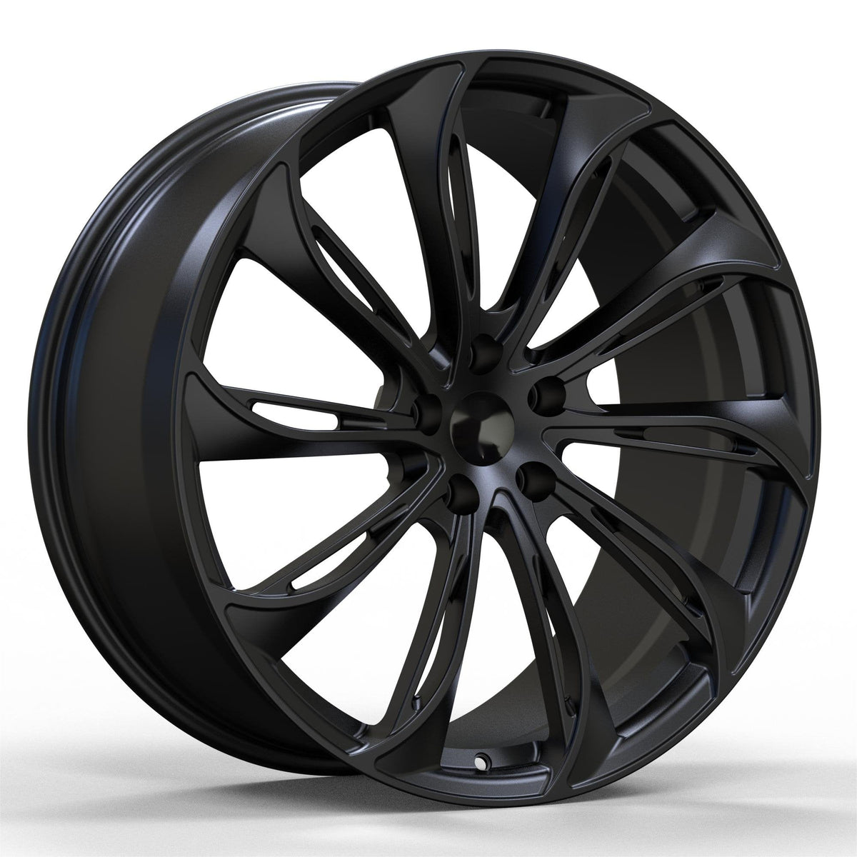 Rims for Model 3/Y【18' Glossy black Set of 4】