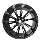 Rims for Model 3/Y【18' Glossy black Set of 4】