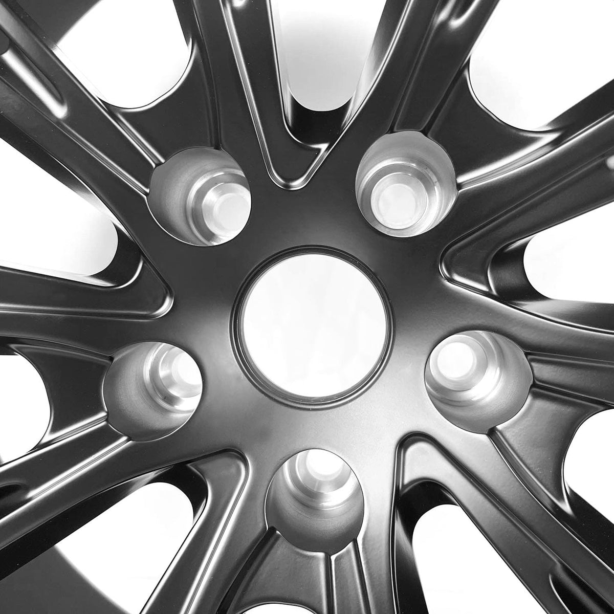 Rims for Model 3/Y【18' Glossy black Set of 4】