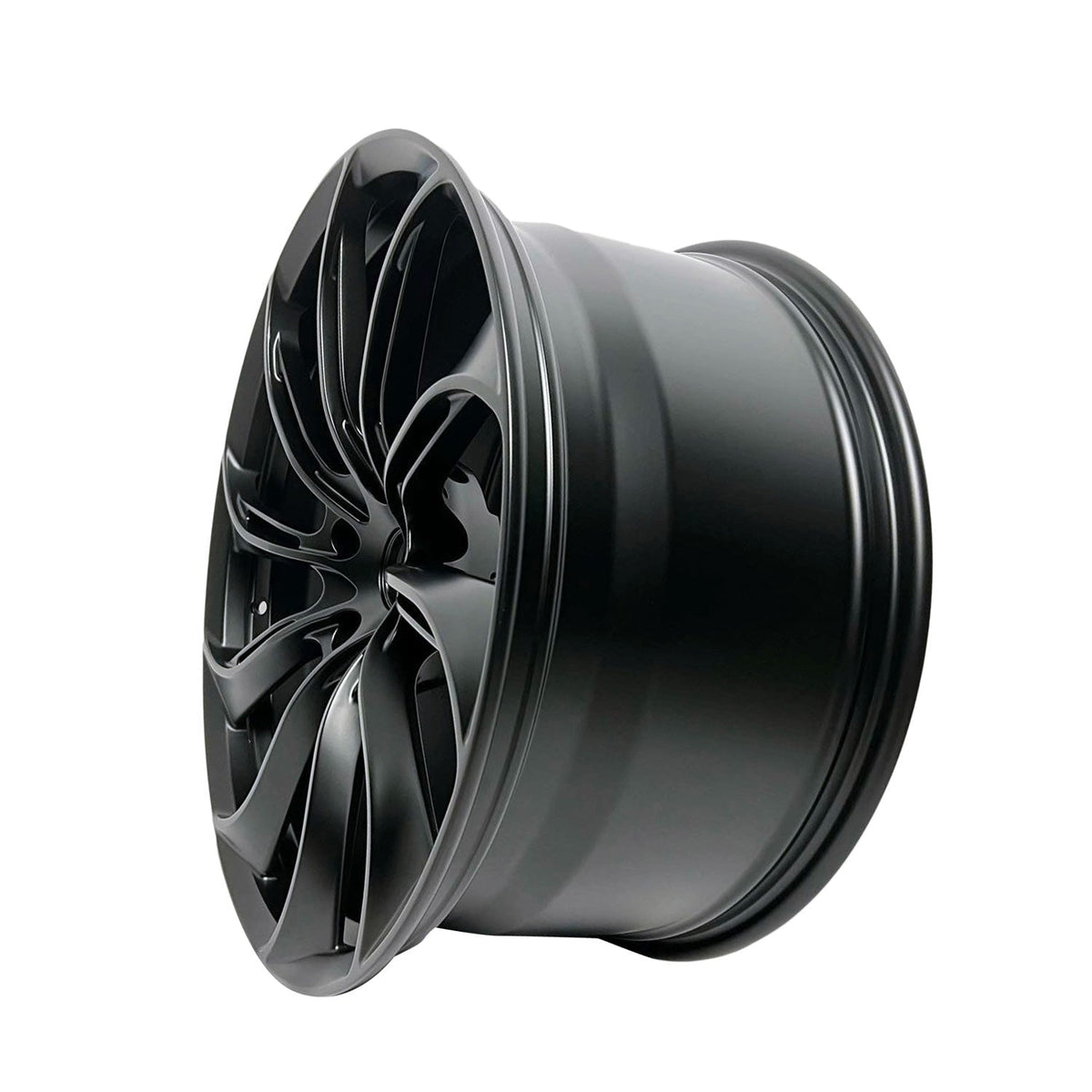 Rims for Model 3/Y【18' Glossy black Set of 4】