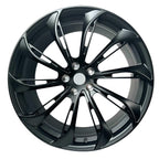Rims for Model 3/Y【18' Glossy black Set of 4】