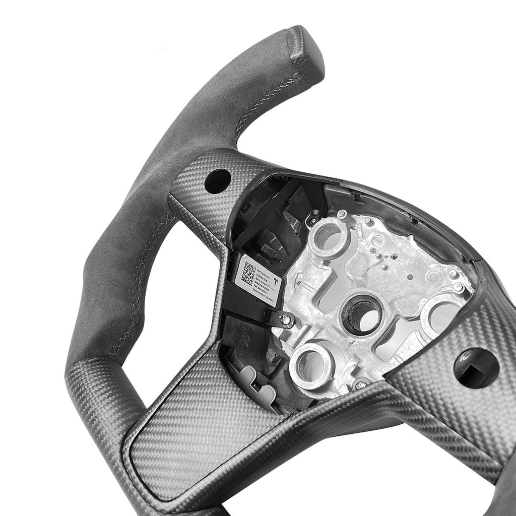 Custom Carbon Fiber Steering Wheel for Tesla Model 3/Y