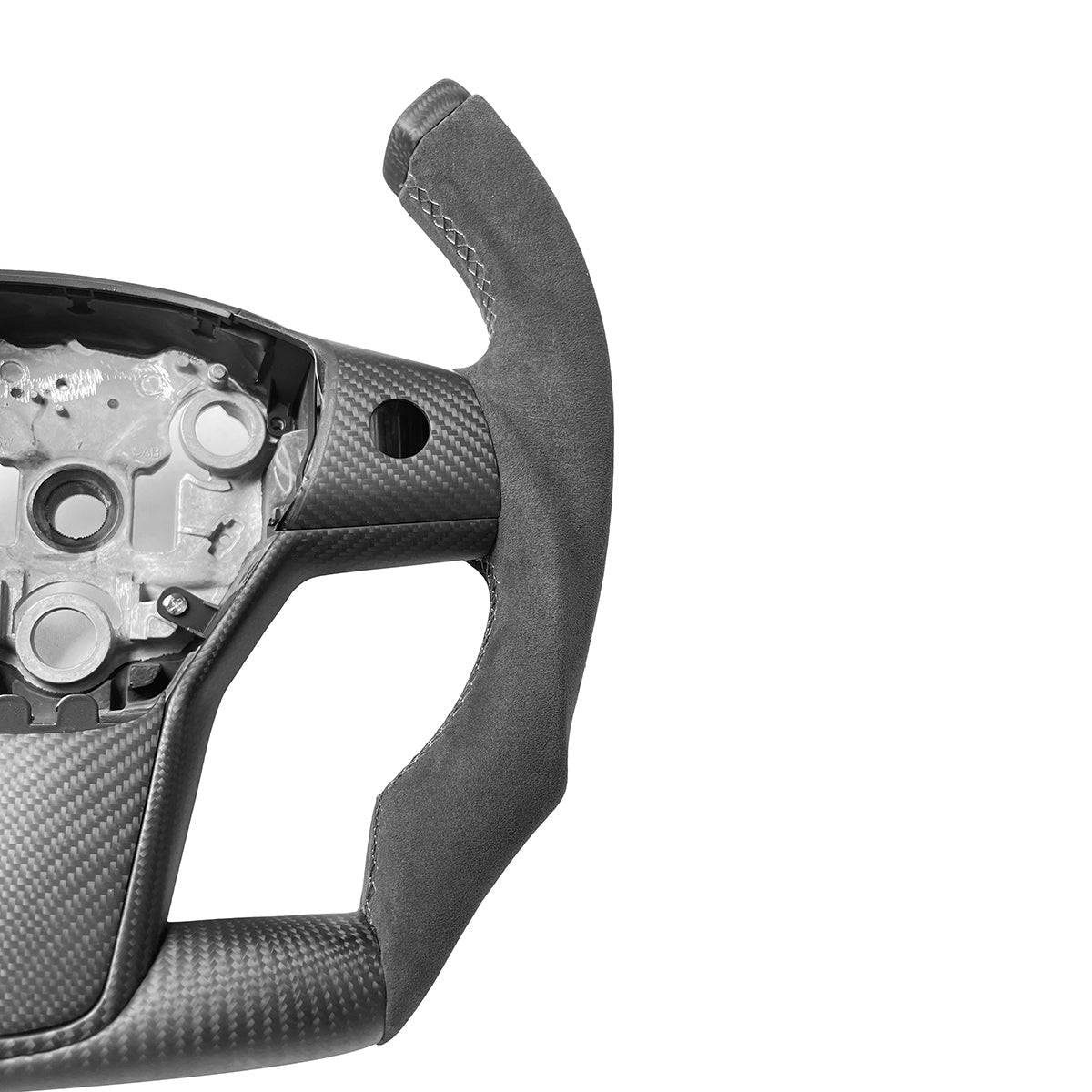 Custom Carbon Fiber Steering Wheel for Tesla Model 3/Y