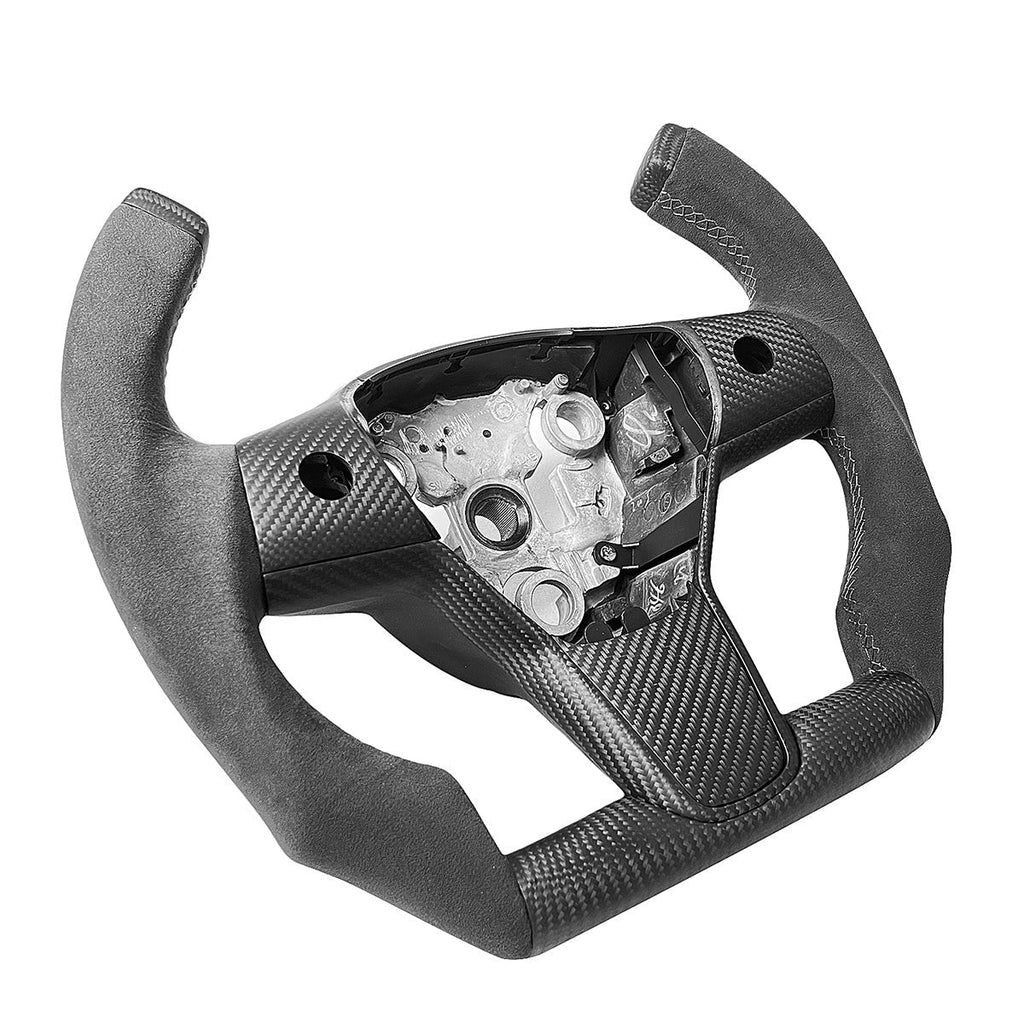 Custom Carbon Fiber Steering Wheel for Tesla Model 3/Y