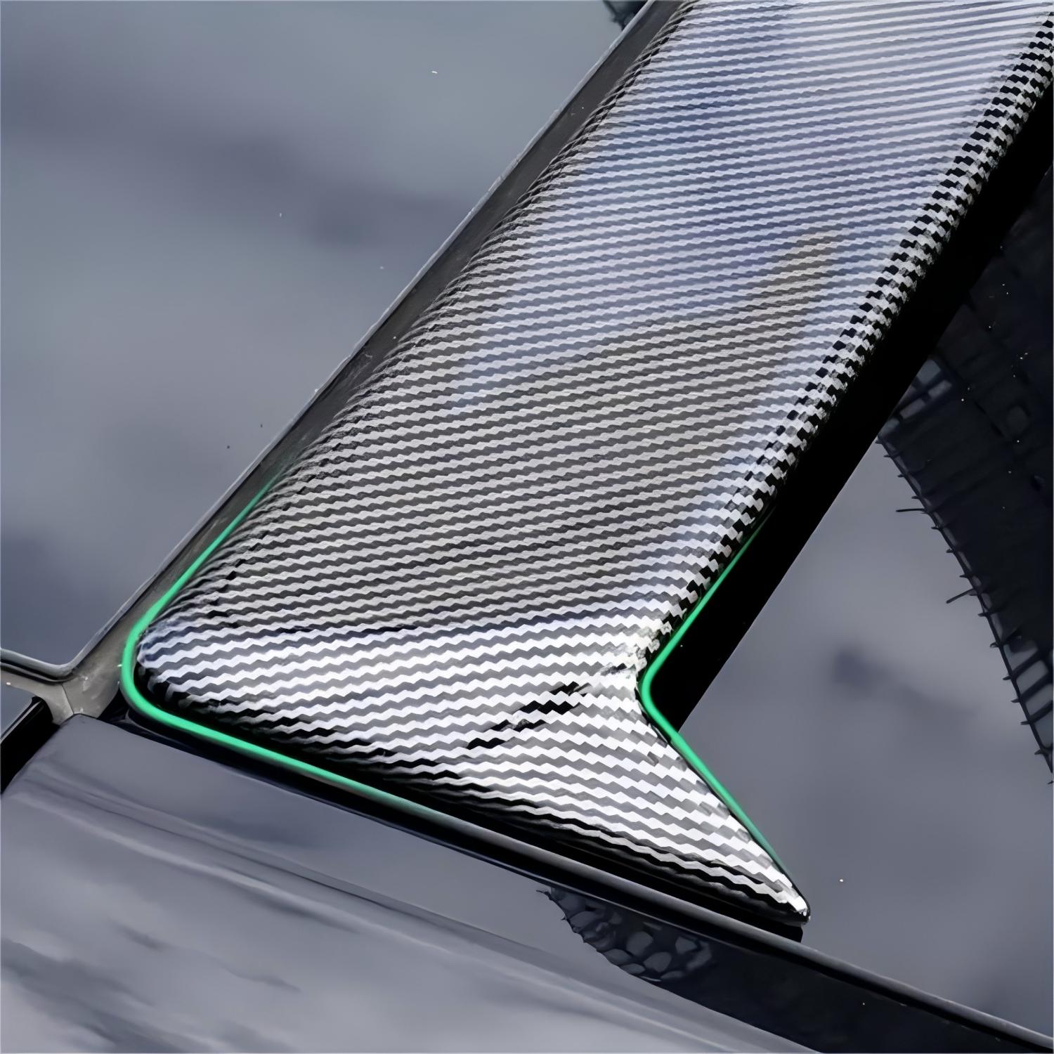 Tesla Model Y Real Carbon Fiber Roof Spoiler / Top Wing