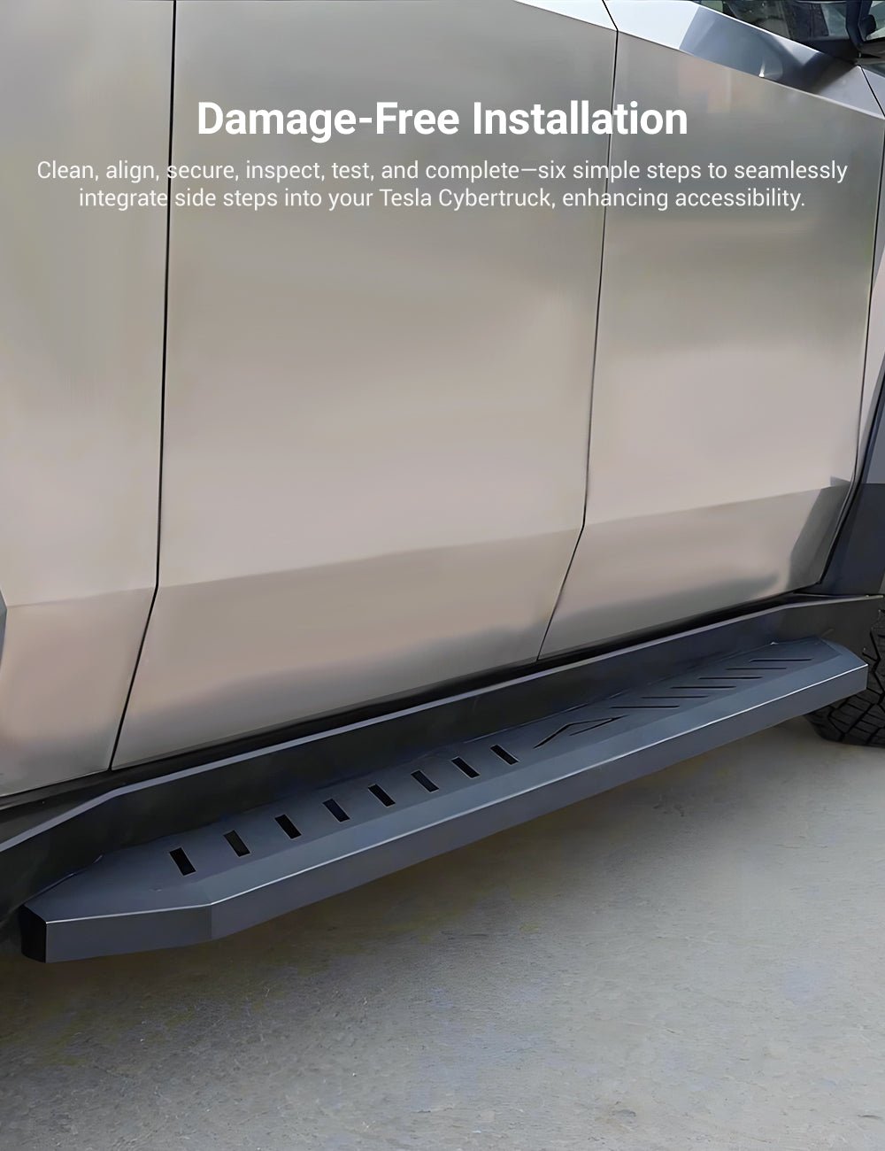 Running Boards Side Steps for Tesla Cybertruck (2PCS)