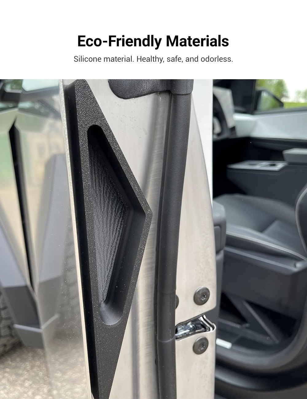 Scratch-Resistant Silicone Door Handles for Tesla Cybertruck