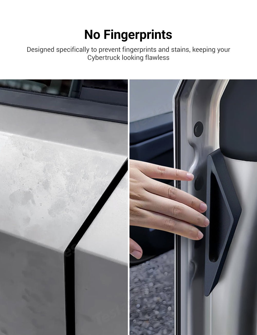 Scratch-Resistant Silicone Door Handles for Tesla Cybertruck