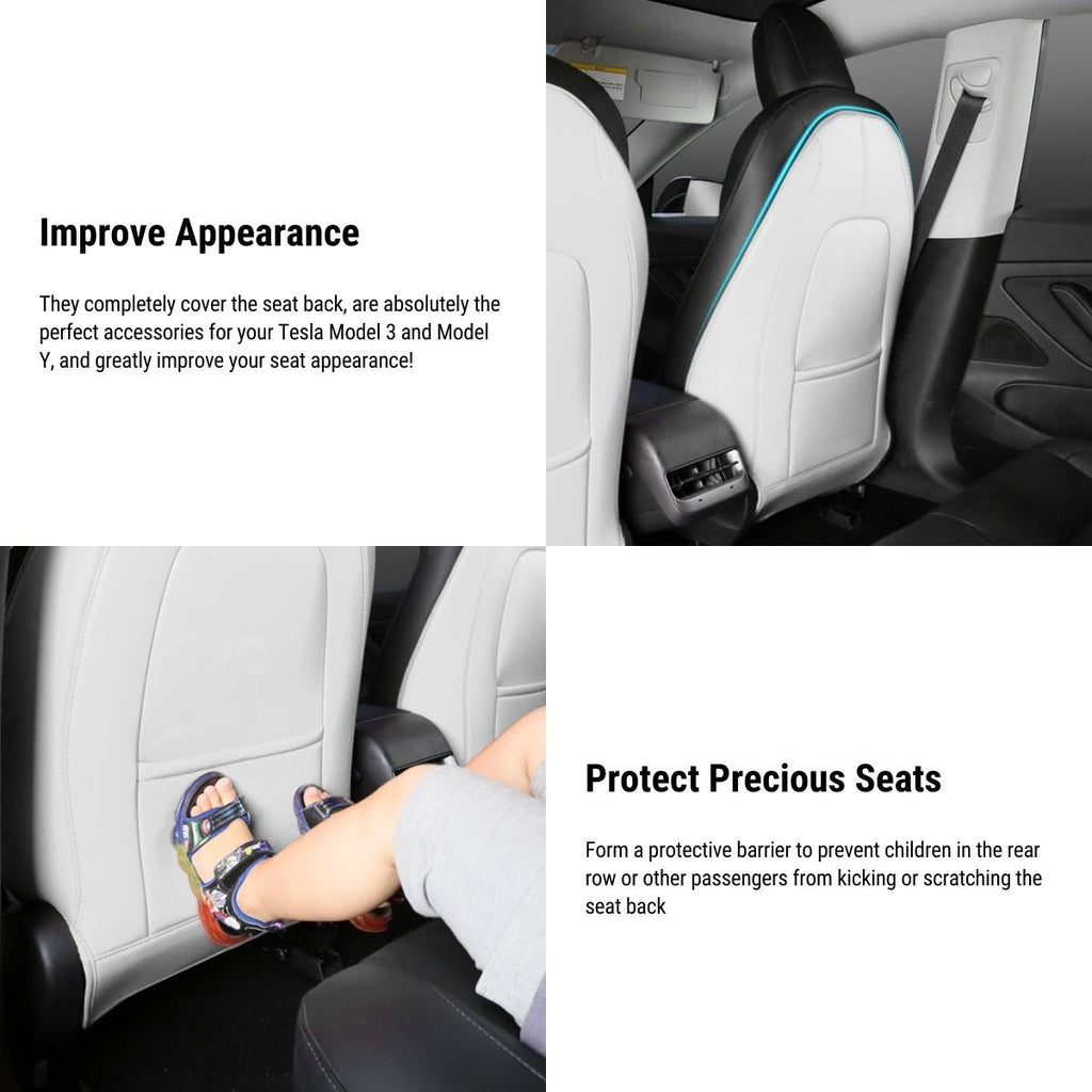 Seat Back Protector for Tesla Model 3 Highland & Model Y Juniper（2pcs）