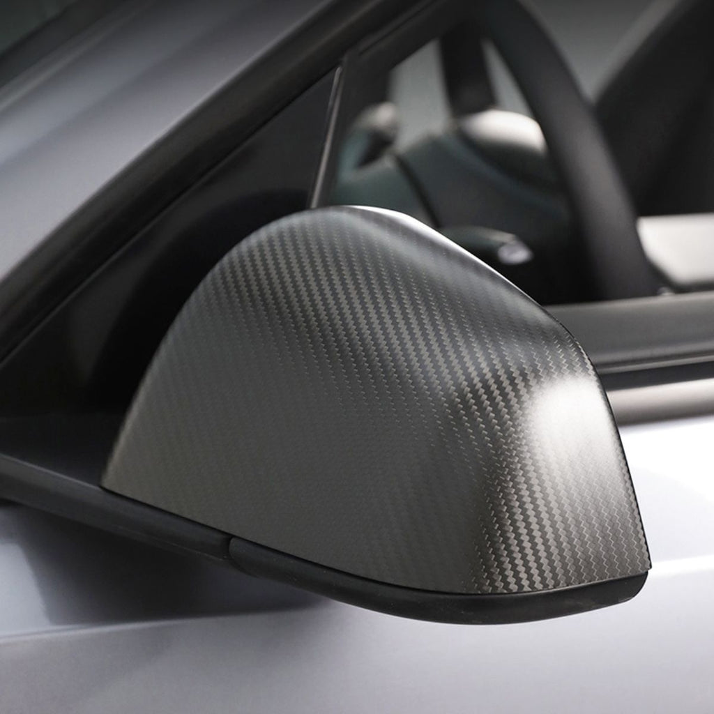 Tesla Model 3/Y Highland Carbon Fiber Side Mirror Caps (OEM Style)