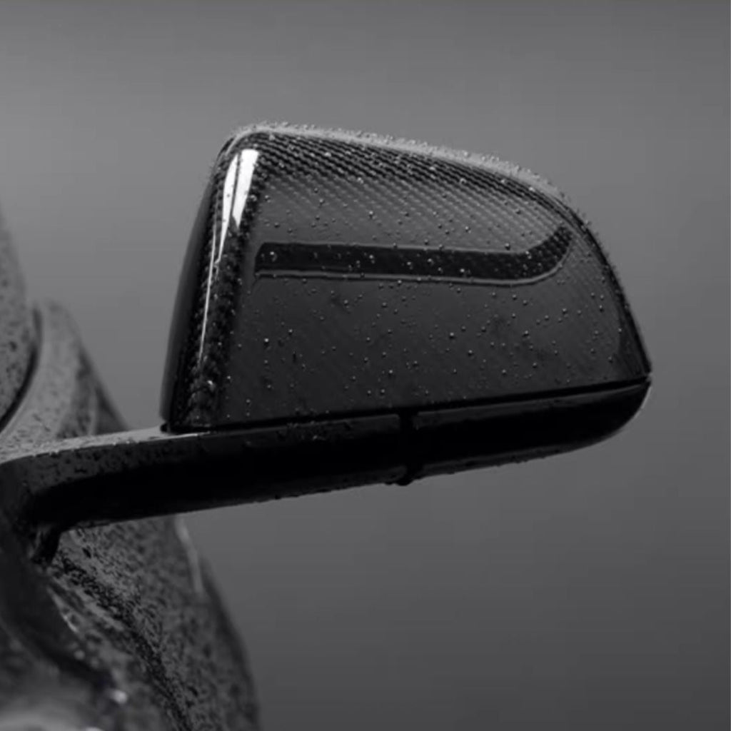 Tesla Model 3/Y Highland Carbon Fiber Side Mirror Caps (OEM Style)