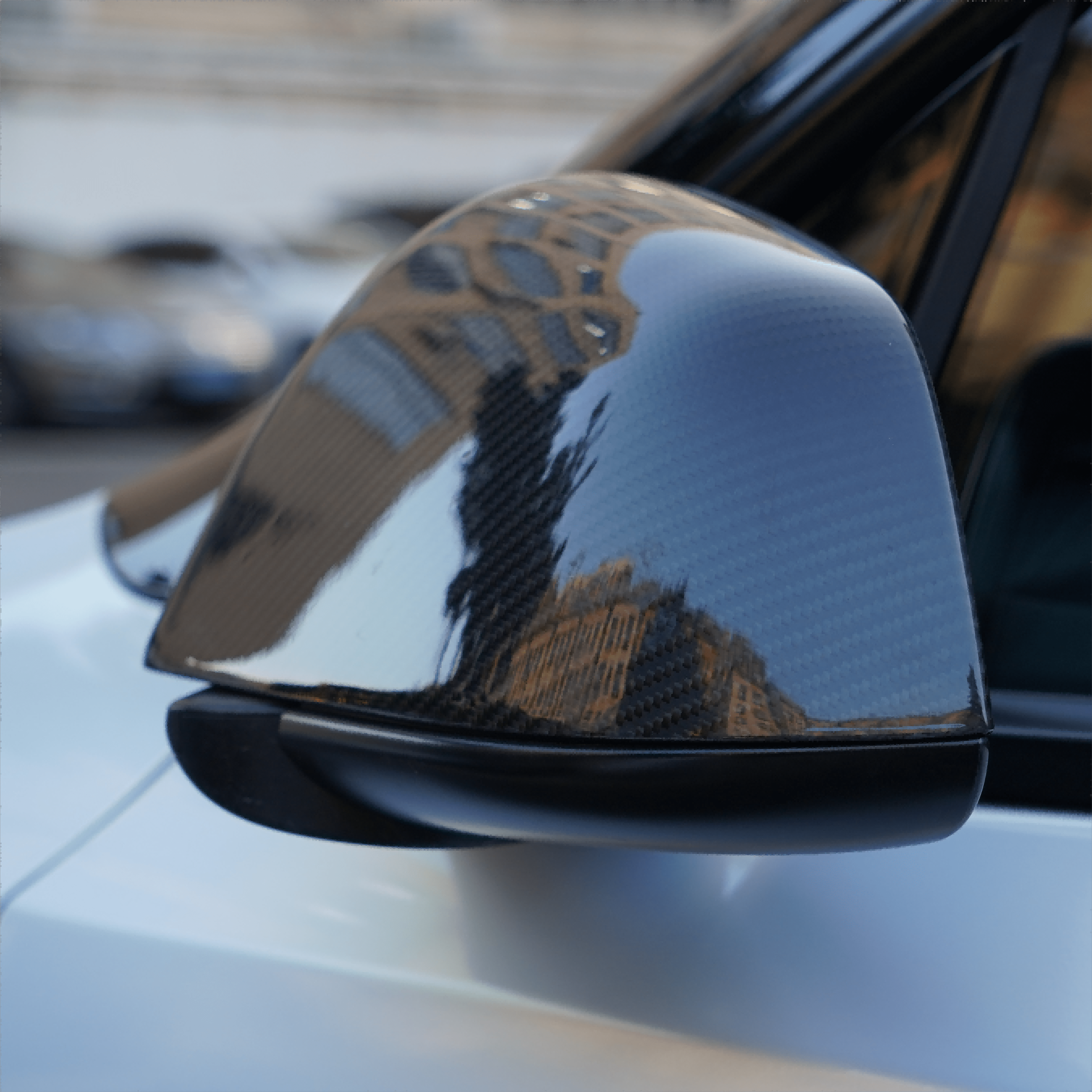 Tesla Model 3/Y Highland Carbon Fiber Side Mirror Caps (OEM Style)