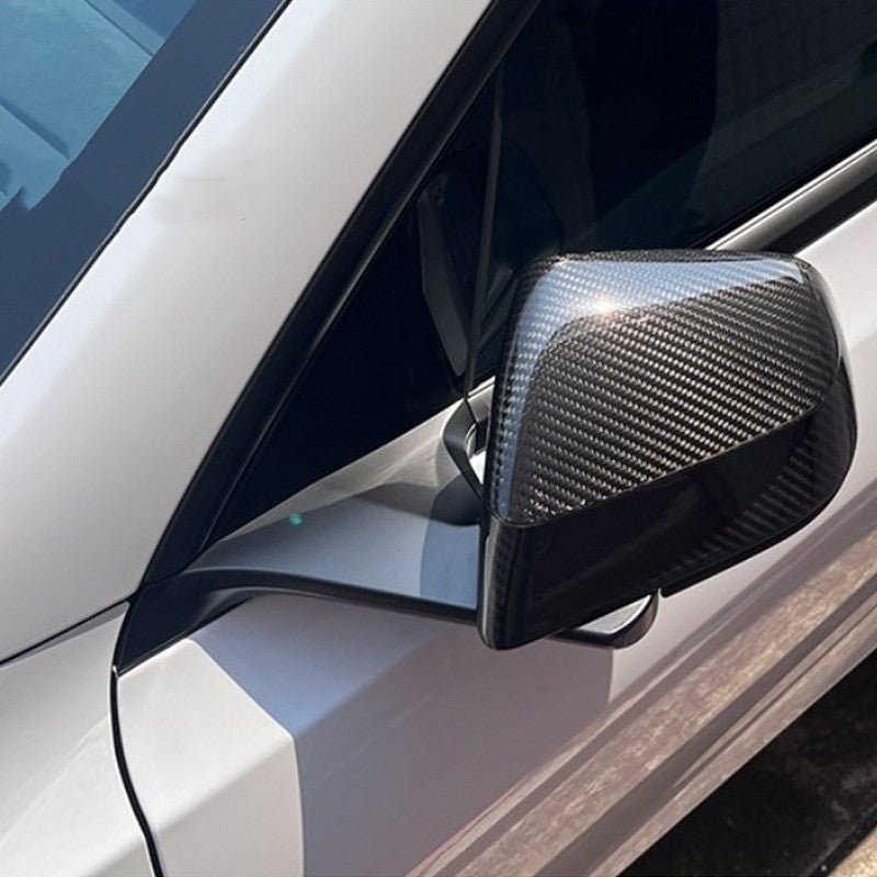 Tesla Model Y Carbon Fiber Mirror Covers (Juniper Style)
