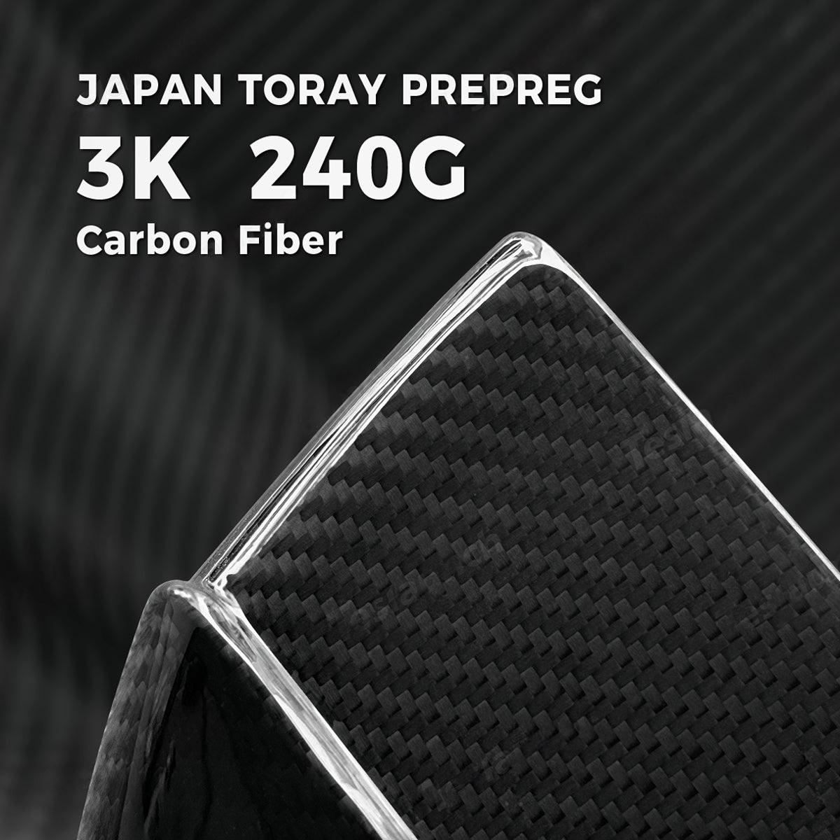 Tesla Model Y Carbon Fiber Mirror Covers (Juniper Style)