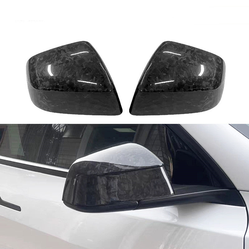 Tesla Model Y Carbon Fiber Mirror Covers (Juniper Style)