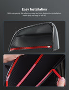 Tesla Model Y Juniper Dry Carbon Fiber Side Mirror Covers (OEM Style)