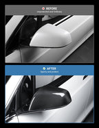 Tesla Model S/X Dry Carbon Fiber OEM-Style Side Mirror Covers