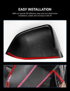 Tesla Model S/X Dry Carbon Fiber OEM-Style Side Mirror Covers