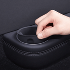 Silicone Third-Row Armrest Cupholder Liner for Model YL 2026+ | Anti-Slip
