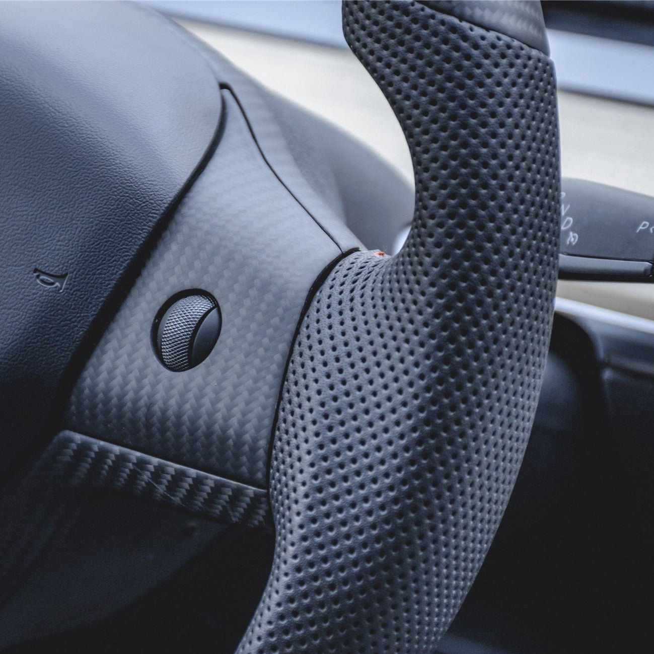 Sport Carbon Fiber Steering Wheel for Tesla Model 3 / Y