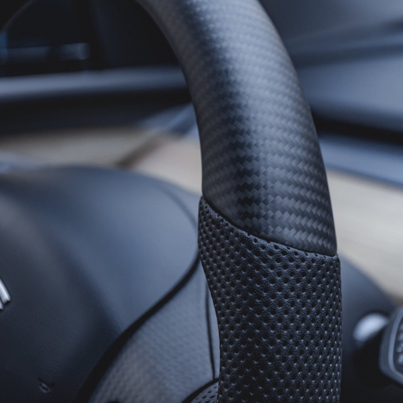 Sport Carbon Fiber Steering Wheel for Tesla Model 3 / Y