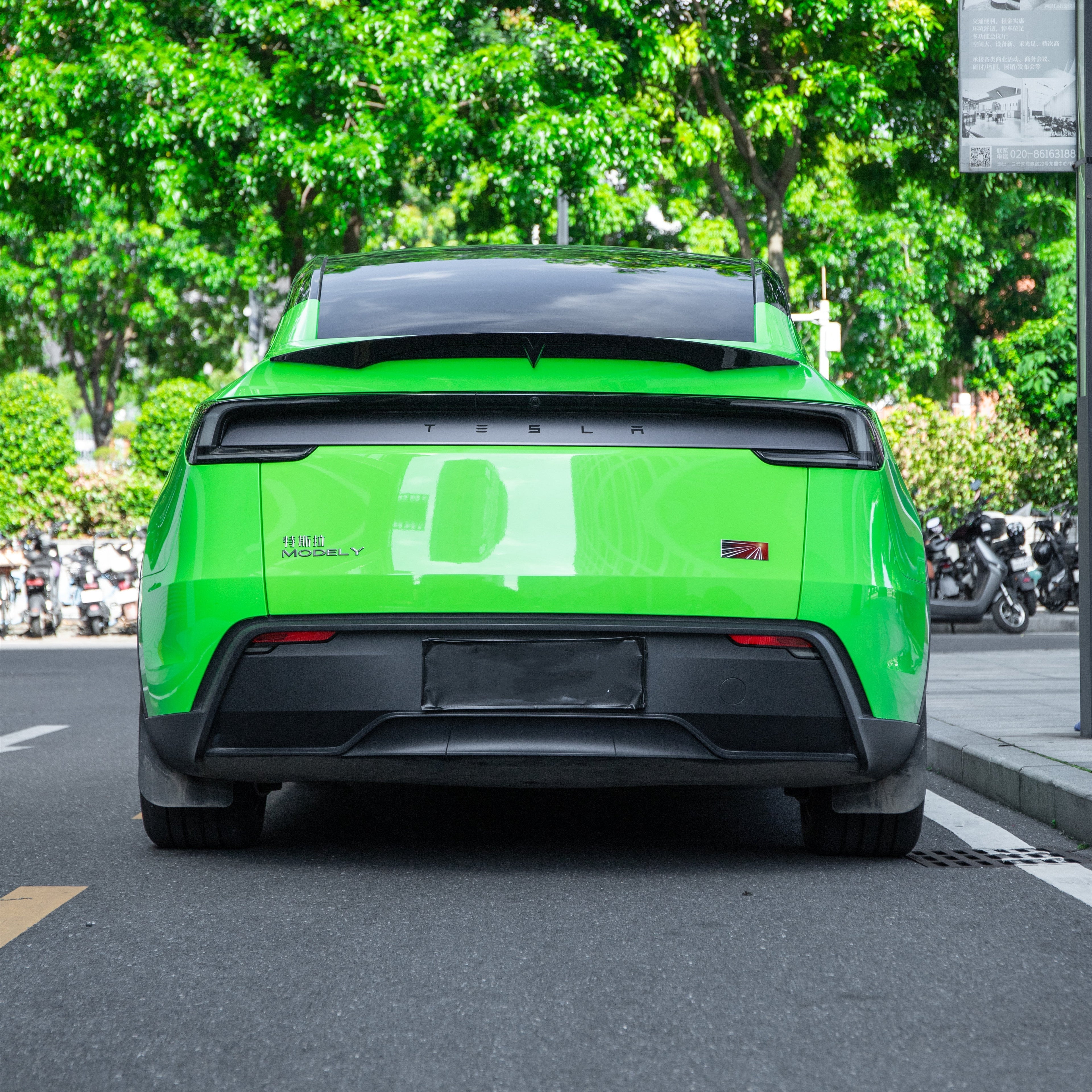 Sport Style ABS Plastic Rear Spoiler Wing for Model Y 2020+ | Aerodynamic Performance Upgrade