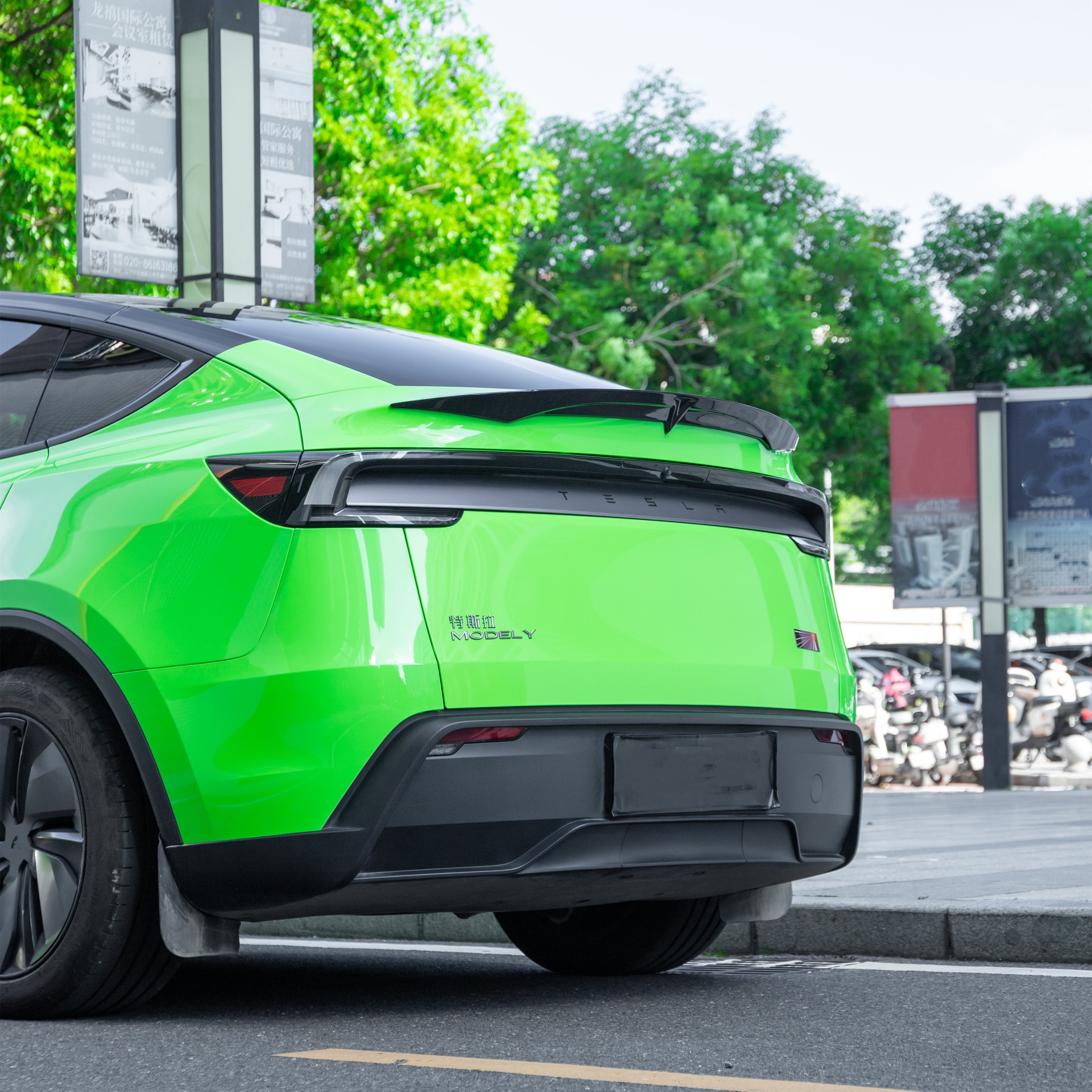 Sport Style ABS Plastic Rear Spoiler Wing for Model Y 2020+ | Aerodynamic Performance Upgrade