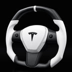 Square Carbon Fiber Steering Wheel for Tesla Model 3 / Y