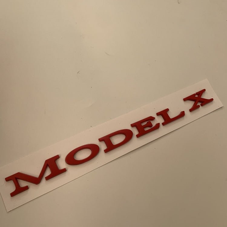 Flash Sale: Letter Emblems for Model Y/ S/ X Tailgate | 3D ABS