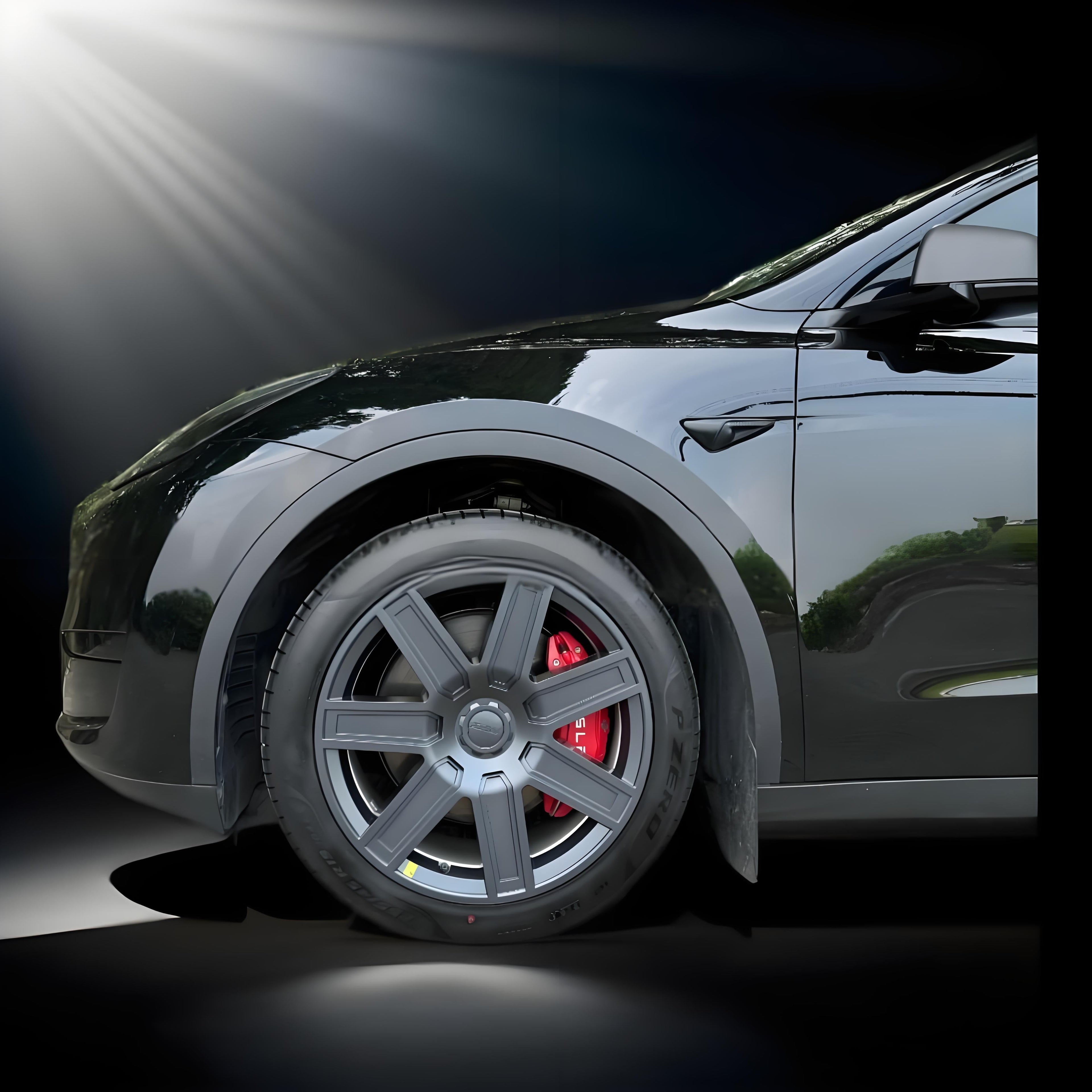 19″ Mecha Style Wheel Covers for Tesla Model Y