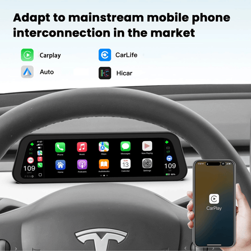 9.6 Inch Instrument Cluster Dashboard Display for Tesla Model 3 / Y