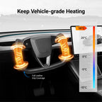 Carbon Fiber Heated Yoke Steering Wheel for Model 3 Highland / Model Y Juniper