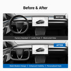 Carbon Fiber Heated Yoke Steering Wheel for Model 3 Highland / Model Y Juniper