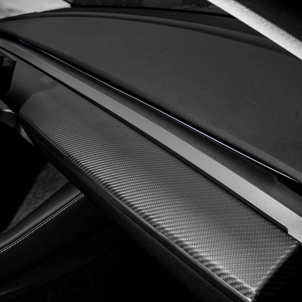 Carbon Fiber Dashboard Cover for Tesla Model 3/Y