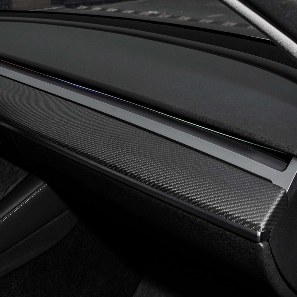 Carbon Fiber Dashboard Cover for Tesla Model 3/Y