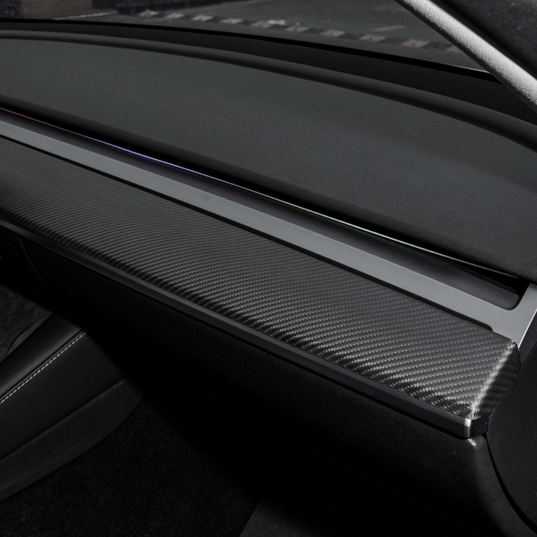 Carbon Fiber Dashboard Cover for Tesla Model 3/Y