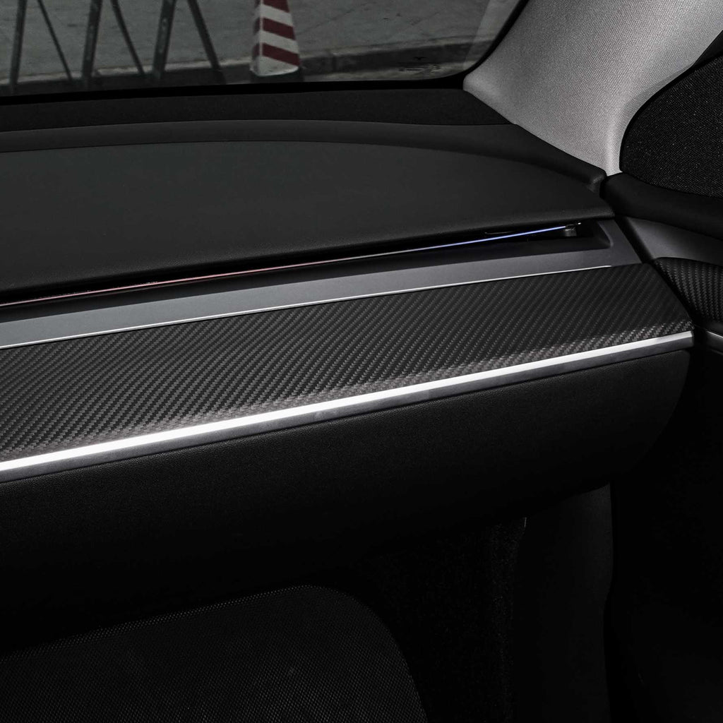 Carbon Fiber Dashboard Cover for Tesla Model 3/Y
